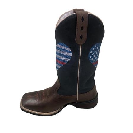 Bota Texana Feminina Cano Longo Assis 704 Bico Quadrado Imagem de Bota Texana Feminina Cano Longo Assis 704 Bico Quadrado