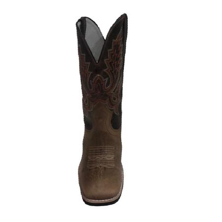 Bota Texana Masculina Cano Longo Assis 704 Bico Quadrado Imagem de Bota Texana Masculina Cano Longo Assis 704 Bico Quadrado