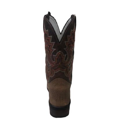Bota Texana Masculina Cano Longo Assis 704 Bico Quadrado Imagem de Bota Texana Masculina Cano Longo Assis 704 Bico Quadrado
