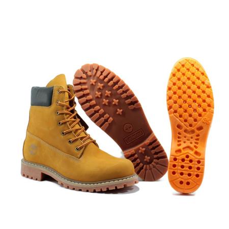 Bota amarela timberland sale