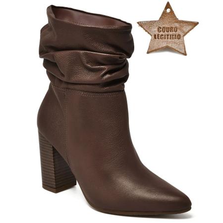Bota via marte couro 2025
