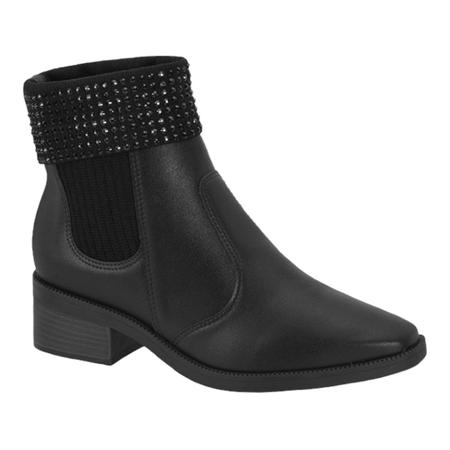 Bota cano curto cheap salto grosso vizzano