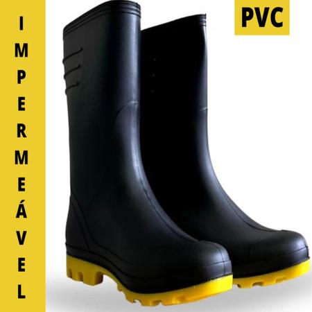Bota Vonder Pvc Forrada Imperme vel Chuva Acqua Boots Motoqueiro