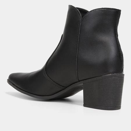 Bota via sales uno matelassê preta