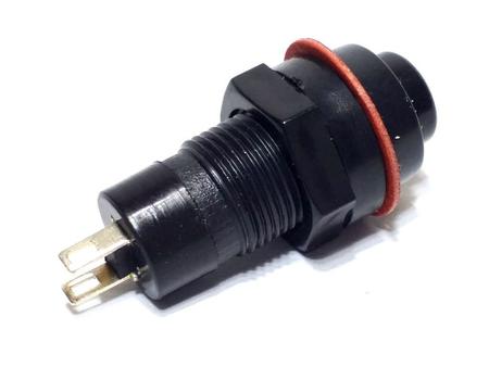 Imagem de Botão de Pulso Preto Chave Interruptor DS213 PT 10 Unidades