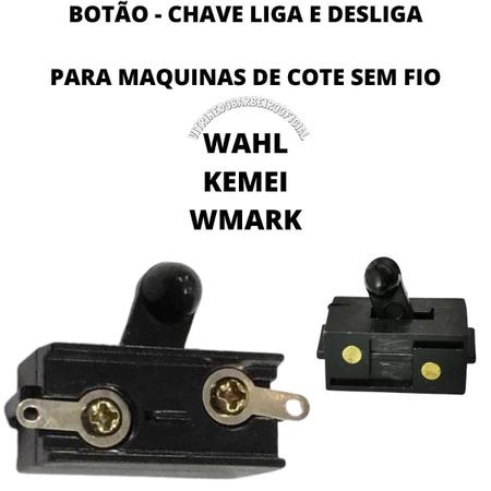 Imagem de Botão P/ Máquina De Corte Kemei Wmark Chave Interruptora!!!!
