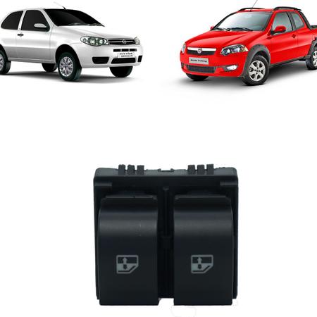 Botão vidro elétrico palio strada siena 04 á 12 735379269 - GENUINE Imagem de Botão vidro elétrico palio strada siena 04 á 12 735379269
