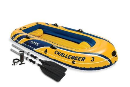 Imagem de Bote Inflável Intex Challenger 3 Com Remos 295cm Até 260kg