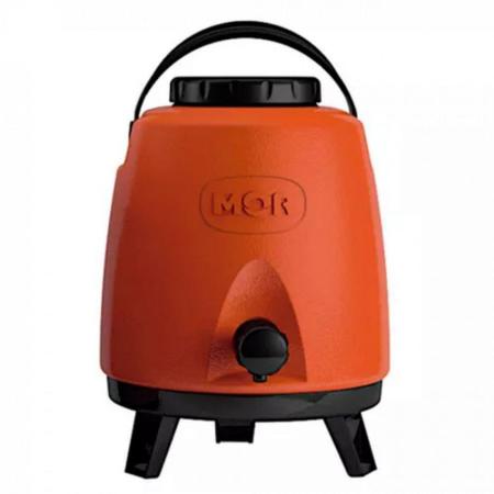 Botijao Coffe Break Garrafa Termica 6l Quente e Frio com Torneira Alaranjado Mor Imagem de Botijao Coffe Break Garrafa Termica 6l Quente e Frio com Torneira Alaranjado Mor