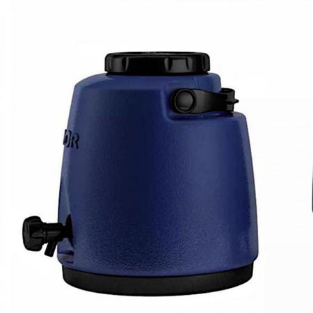 Botijao Coffe Break Garrafa Termica 6l Quente e Frio com Torneira Azul Mor Imagem de Botijao Coffe Break Garrafa Termica 6l Quente e Frio com Torneira Azul Mor