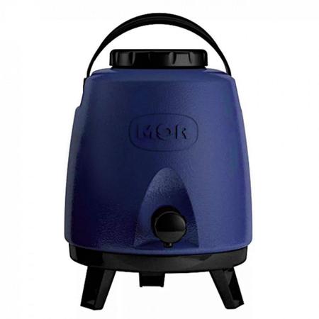 Botijao Coffe Break Garrafa Termica 6l Quente e Frio com Torneira Azul Mor Imagem de Botijao Coffe Break Garrafa Termica 6l Quente e Frio com Torneira Azul Mor
