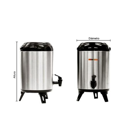 Imagem de Botijão térmico 3,8 l inox externo