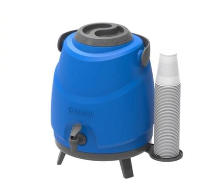 Botijão Térmico com Porta Copos Aspen 9LT Azul Soprano Imagem de Botijão Térmico com Porta Copos Aspen 9LT Azul Soprano