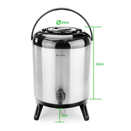 Imagem de Botijao Termico Inox 8l - Termopro