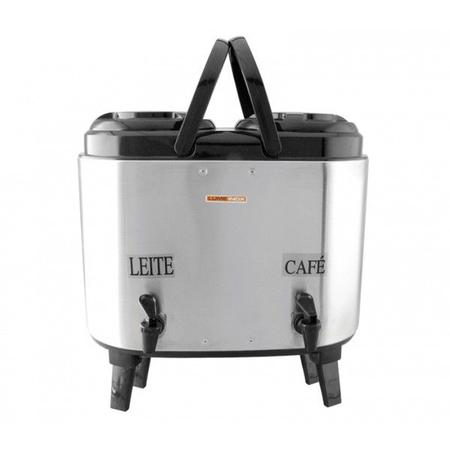 Botijão Térmico Inox Duplo com Pés 12 Litros (2X6 Litros) - NÃO É GARRAFA TÉRMICA - Lumeinox Imagem de Botijão Térmico Inox Duplo com Pés 12 Litros (2X6 Litros) - NÃO É GARRAFA TÉRMICA