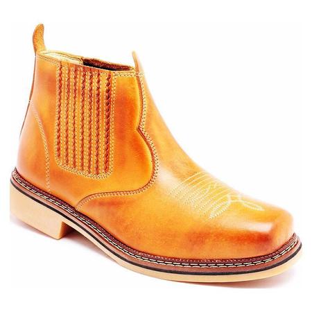 Botina amarela sales