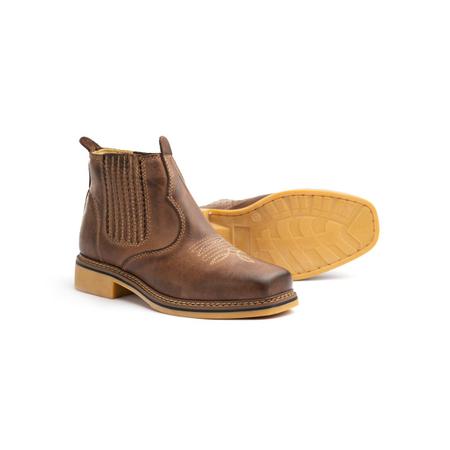 Botinas bico cheap quadrado