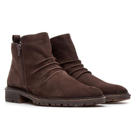 Botina com best sale ziper lateral