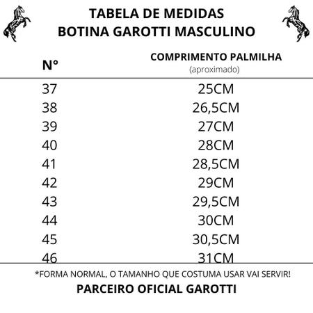 Botina garotti on sale floter