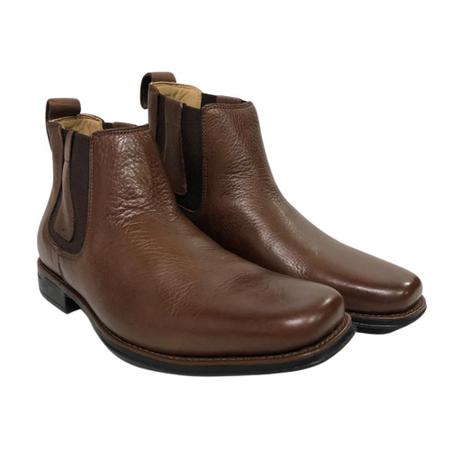 Botina Country Masculina Original Anatomic Gel Couro Cost Café Floater Troy Imagem de Botina Country Masculina Original Anatomic Gel Couro Cost Café Floater Troy