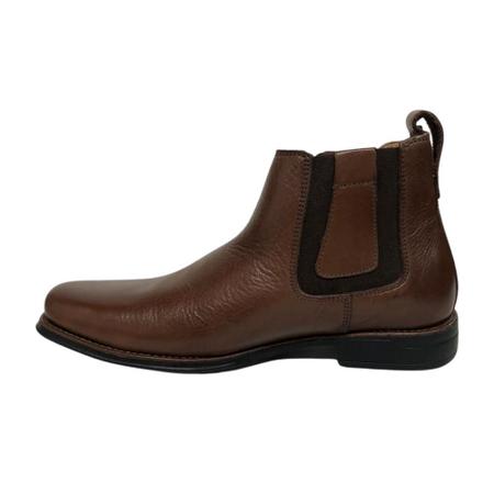 Botina Country Masculina Original Anatomic Gel Couro Cost Café Floater Troy Imagem de Botina Country Masculina Original Anatomic Gel Couro Cost Café Floater Troy