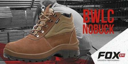 Botina De Segurança Fox Nobuck C/ Bico E Ca Nº 38 Ao 44 - Bota de Segurança  - Magazine Luiza