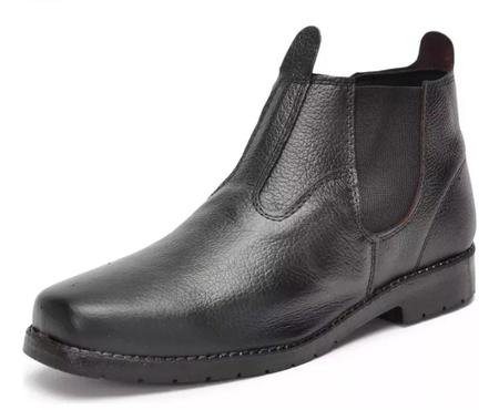 Botina Masculina Couro Legitimo ótimo Preço dia A dia Ideal para trabalho - Stomp Store Imagem de Botina Masculina Couro Legitimo ótimo Preço dia A dia Ideal para trabalho