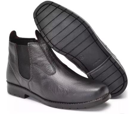 Botina Masculina Couro Legitimo ótimo Preço dia A dia Ideal para trabalho - Stomp Store Imagem de Botina Masculina Couro Legitimo ótimo Preço dia A dia Ideal para trabalho