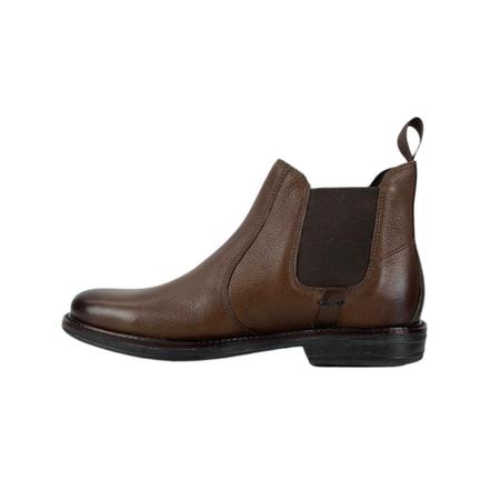 Botina Social Original Anatomic Gel Couro Floater Touch Troy Castanho Ref. 8711 Imagem de Botina Social Original Anatomic Gel Couro Floater Touch Troy Castanho Ref. 8711