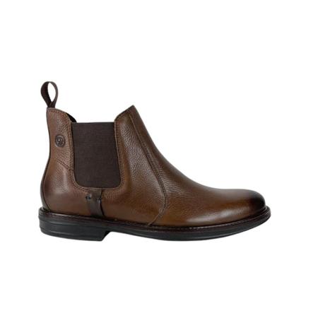 Botina Social Original Anatomic Gel Couro Floater Touch Troy Castanho Ref. 8711 Imagem de Botina Social Original Anatomic Gel Couro Floater Touch Troy Castanho Ref. 8711