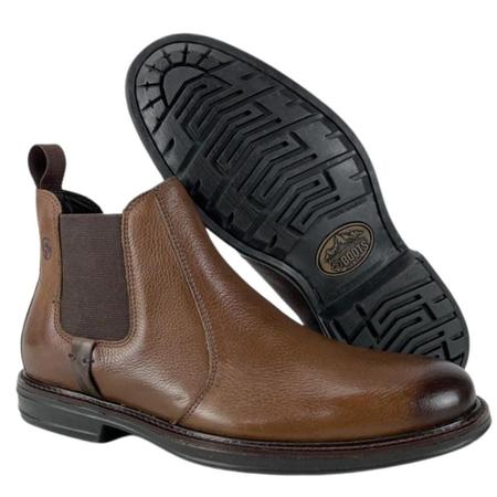 Botina Social Original Anatomic Gel Couro Floater Touch Troy Castanho Ref. 8711 Imagem de Botina Social Original Anatomic Gel Couro Floater Touch Troy Castanho Ref. 8711