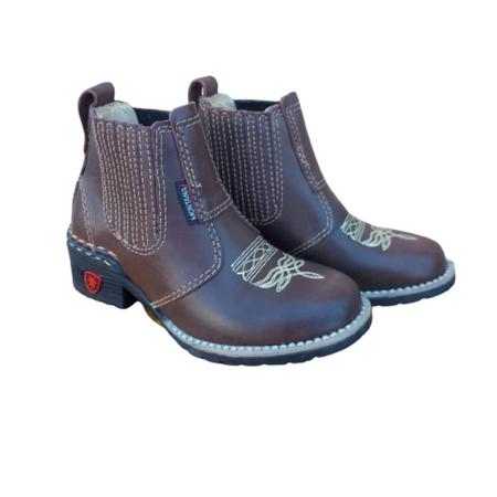Botina Texana Infantil Montana Bordada Ref. 987 135 Montana de