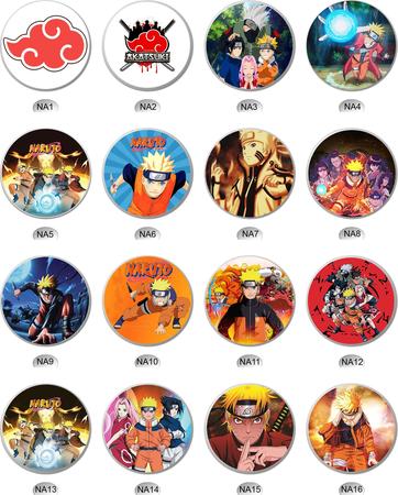 Bottons Anime Naruto 10pcs Broche Lembrancinha Pin 4,5cm - Pride Bottons -  Pins e Bottons - Magazine Luiza