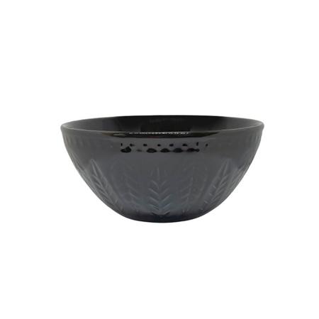 Imagem de Bowl de Cerâmica Relieve 573ml Preto Yoi