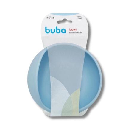 Imagem de Bowl em silicone com ventosa azul - buba