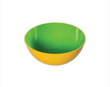 Imagem de Bowl Tigela Duo Verde e Amarelo Copa 2022  1800ml