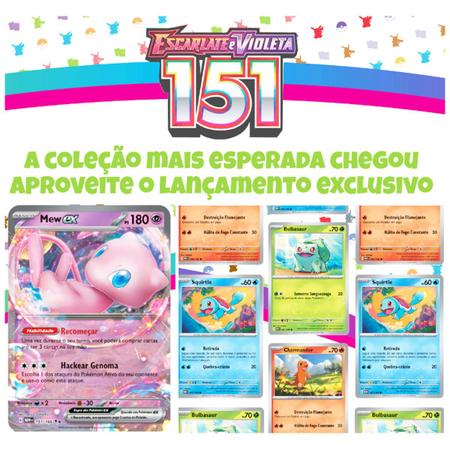 Box 18 Boosters Cards Cartas Pokémon Coleção Especial Escarlate E Violeta  151 Copag Em Português - Pokemon - #