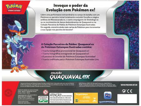 Box Cartas Cards Pokémon Parceiros de Paldea Meowscarada EX - Copag