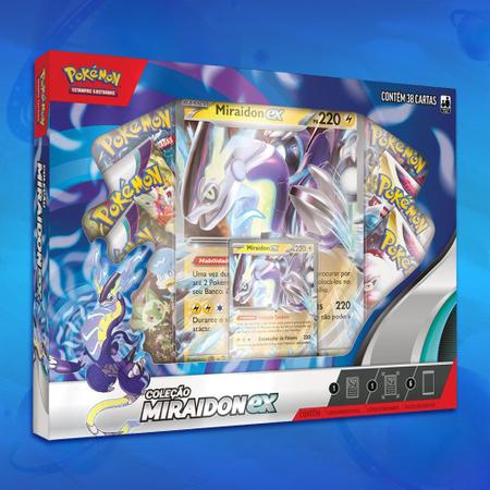 Kit 2 Box Lendas De Paldea Pokemon Miraidon ex + Koraidon ex em Promoção na  Americanas