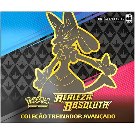 Box Pokémon Treinador Avançado Realeza Absoluta Copag - Deck de Cartas -  Magazine Luiza