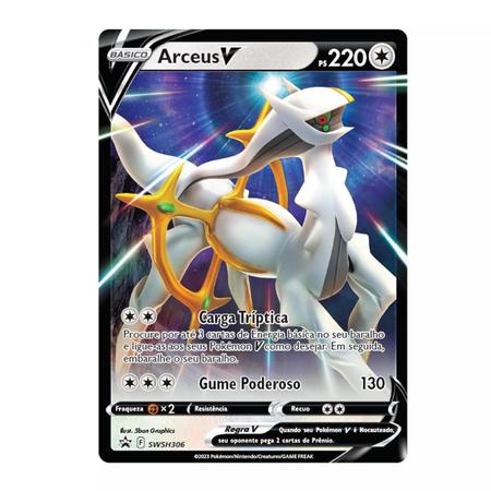 Pokémon TCG: Box Coleção Arceus V - Pokémon Company - Deck de Cartas -  Magazine Luiza