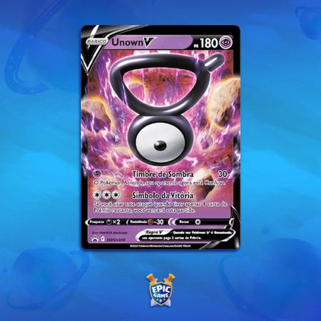 Jogo de Cartas - Realeza Absoluta - Pokémon - Box Lugia e Unown - Copag