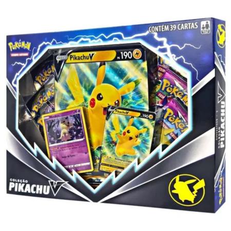 Carta Pokemon Pikachu V Português Card Original Copag