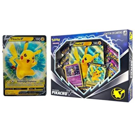 Jogo de Cartas e Baralho Coleção Pikachu V - 39 cartas Copag