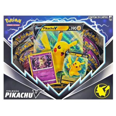 Box Coleção Pikachu V Pokémon Copag - Deck de Cartas - Magazine Luiza