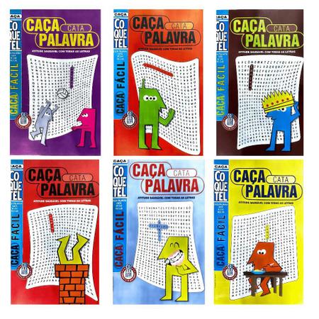 Box com 6 Revistas Coquetel - Caça Palavra Mata Fácil - Outros Livros -  Magazine Luiza