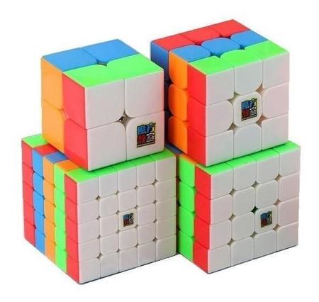 CUBO MAGICO 2X2 PRETO COLORIDO