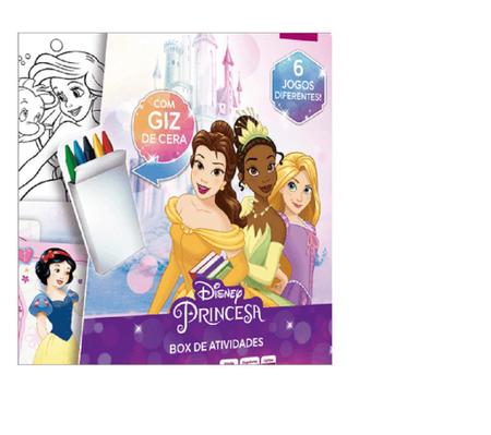 Box De Atividades Personagem Disney Princesas - Copag