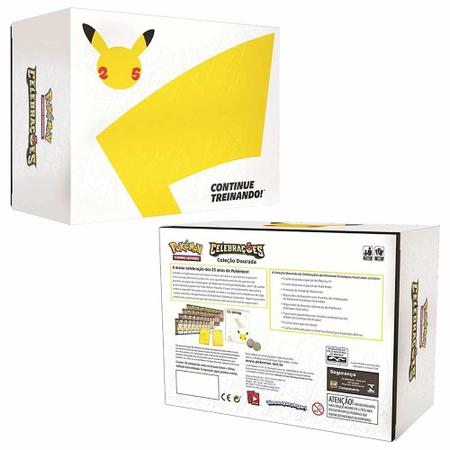 Carta Dourada Pokémon com 5 unidades : O Tesouro Raro para a sua Coleção -  Takara Tomy - Deck de Cartas - Magazine Luiza