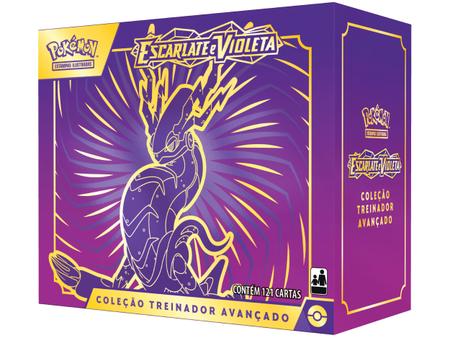 Box de Cartas Pokémon Escarlate e Violeta Miraidon Copag 121 Cartas